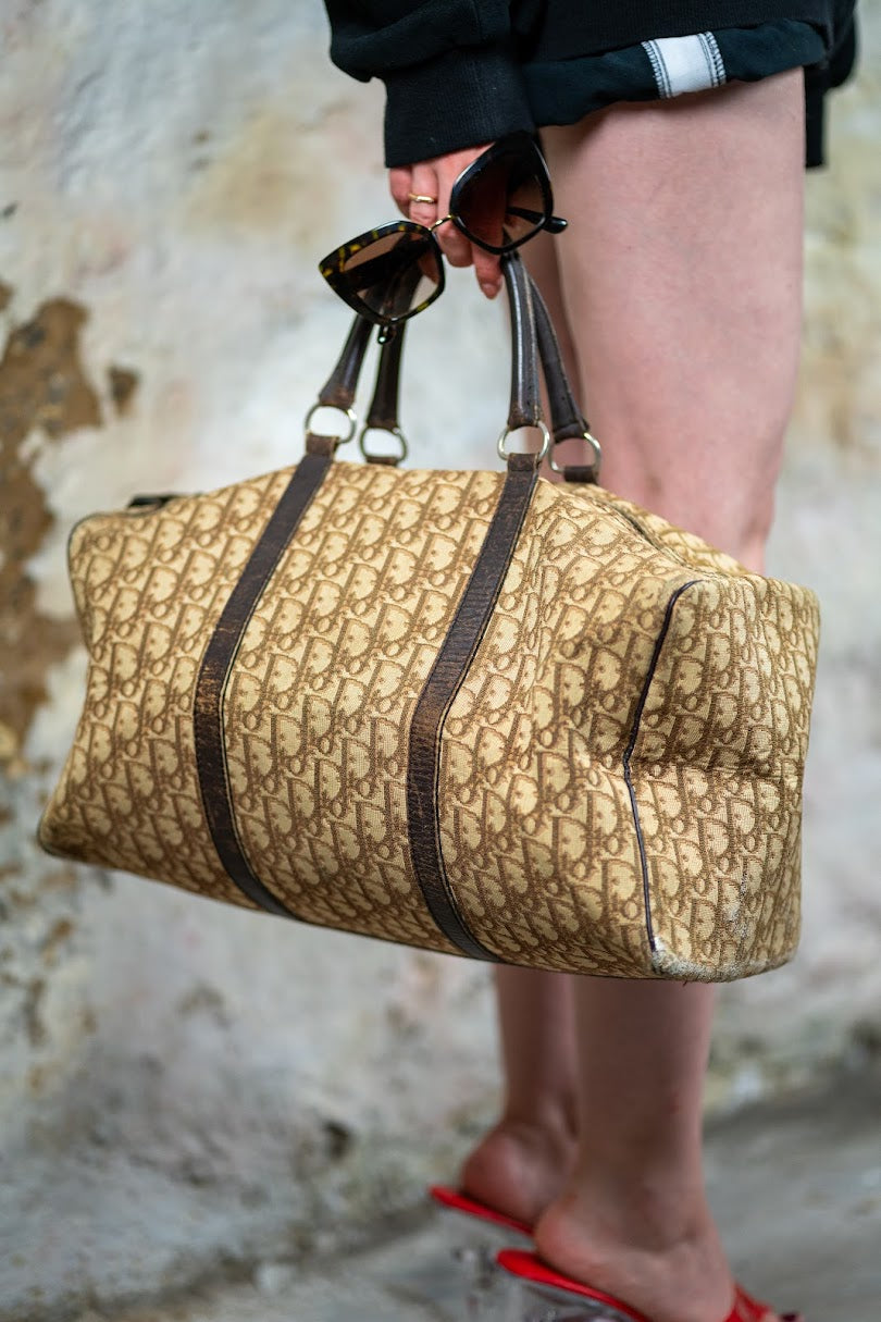 Monogram holdall, carried